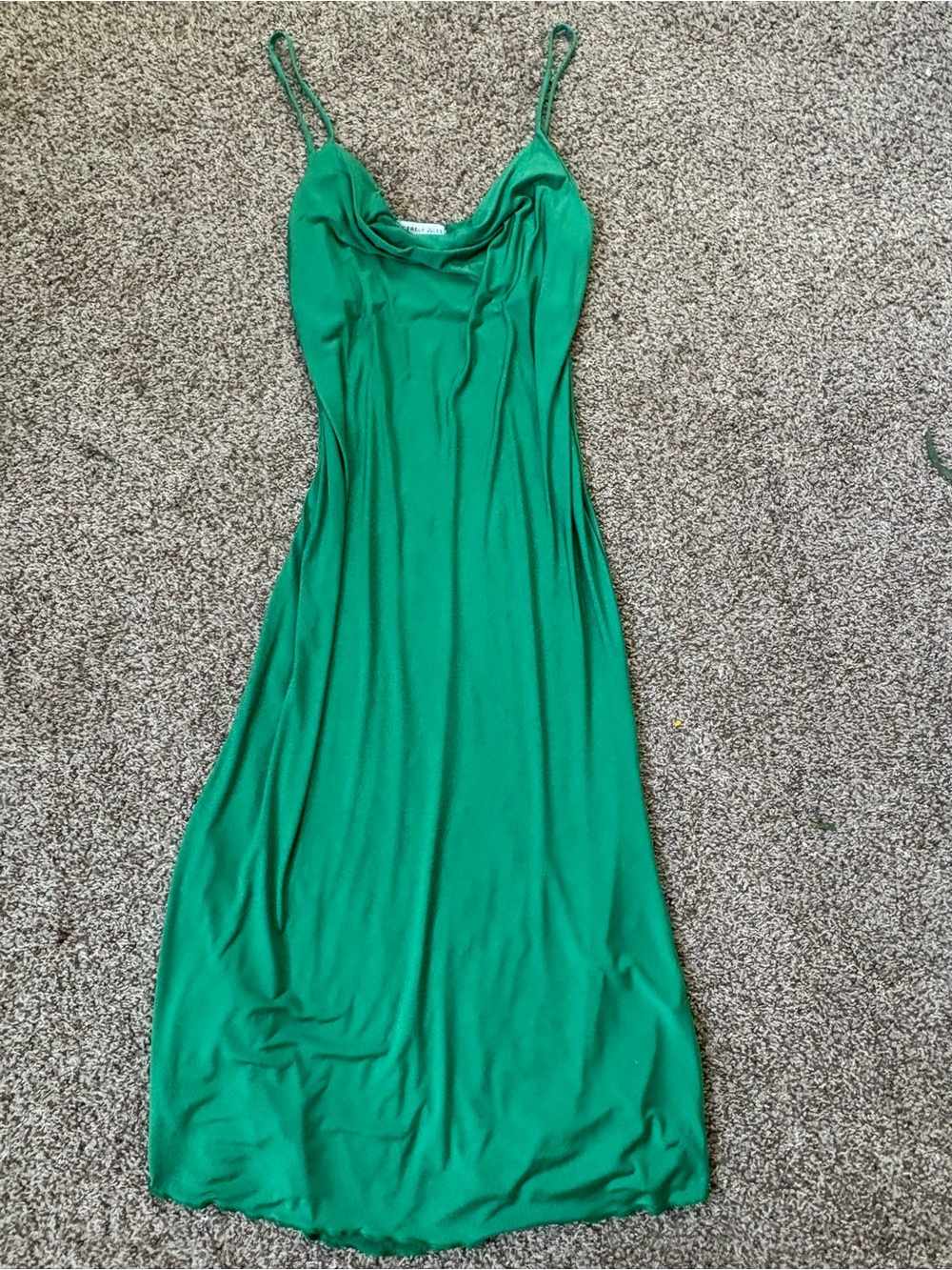 Sincerely Jules Emerald Green Slip Maxi Dress